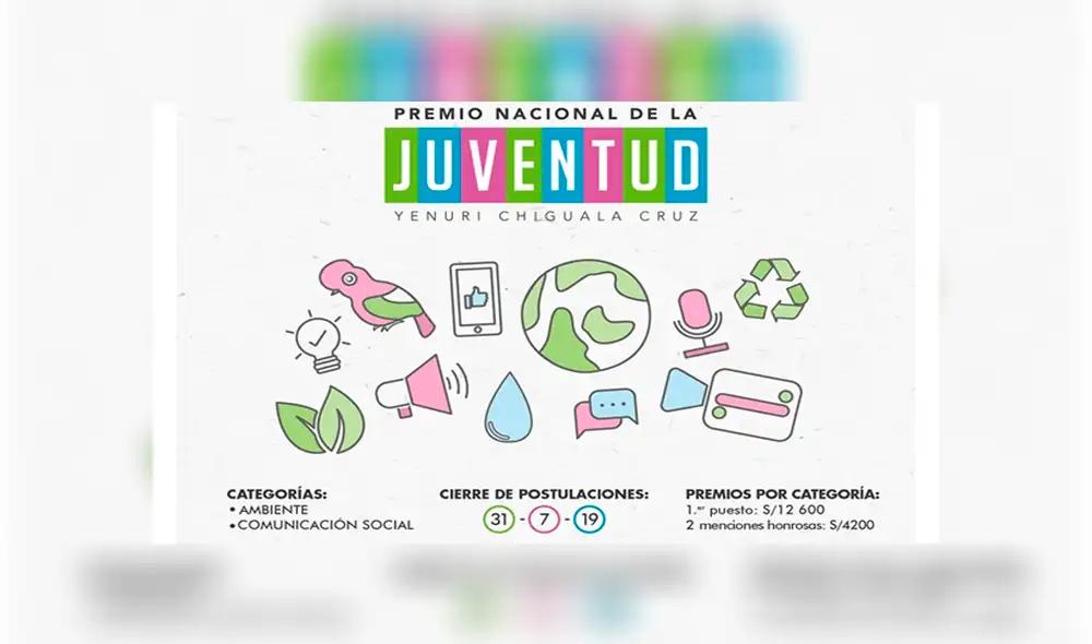 Los ganadores de las categorías del premio recibirán S/12 600.