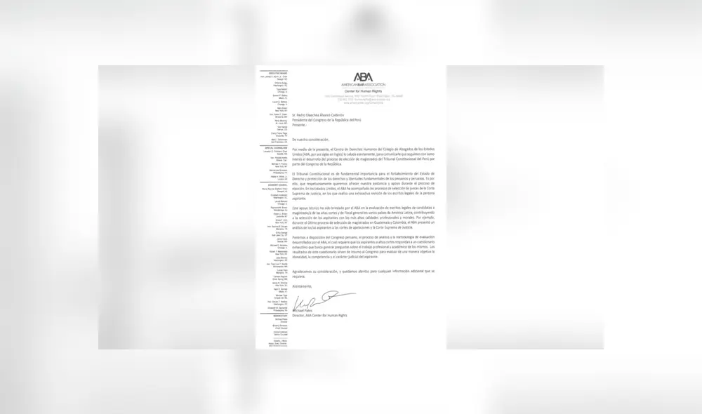 TC - Colegio de Abogados de EEUU TC - Colegio de Abogados de EEUU