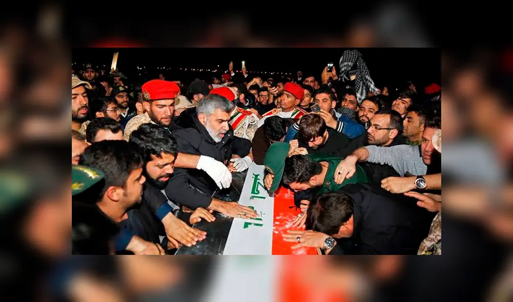 cuerpo del general iraní Qasem Soleimani llegó a su ciudad natal de Kerman cuerpo del general iraní Qasem Soleimani llegó a su ciudad natal de Kerman