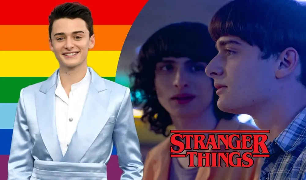 Noah Schnapp hizo pública su orientación sexual y fans se pregunta si su personaje de Will Byers cambiará en la próxima temporada de "Stranger Things". Foto: composición/AFP/Netflix Noah Schnapp hizo pública su orientación sexual y fans se pregunta si su personaje de Will Byers cambiará en la próxima temporada de "Stranger Things". Foto: composición/AFP/Netflix