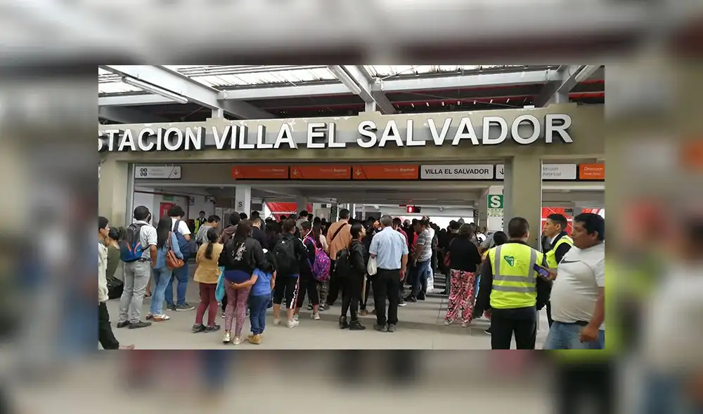 Metro de Lima: reportan fallas en el tren eléctrico [FOTOS]
