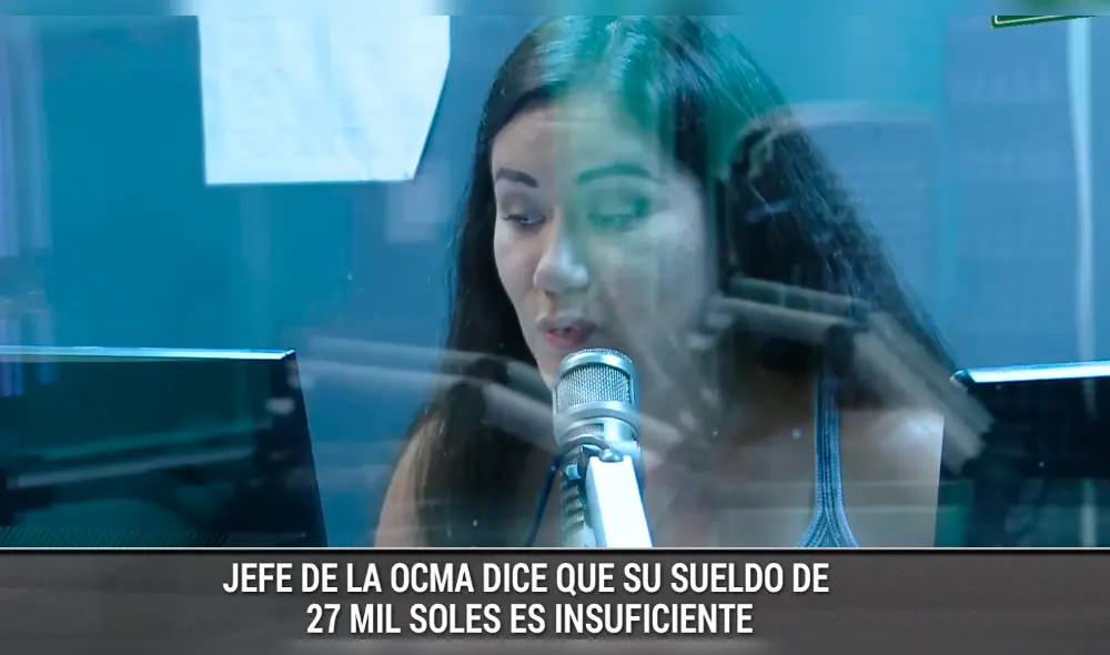 Carlos Galdós criticó a jefe de la OCMA tras decir que sueldo de 27 mil soles no le alcanzan