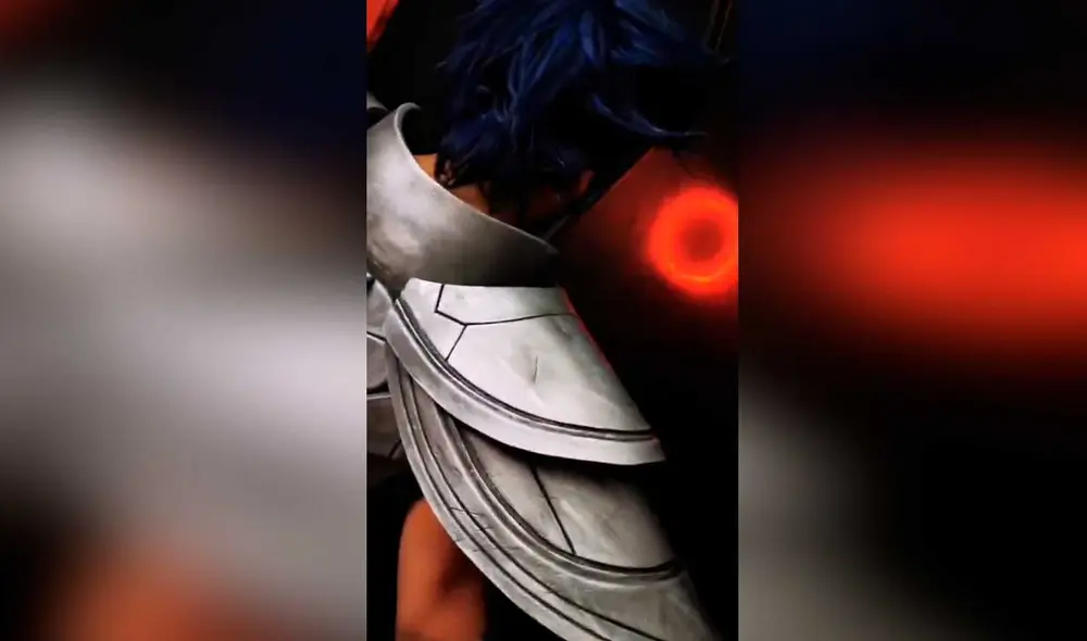 Desliza las imágenes para ver el increíble cosplay que hizo este muchacho de Ikki de Fénix Foto: captura de TikTok/dregonelhojaverde Desliza las imágenes para ver el increíble cosplay que hizo este muchacho de Ikki de Fénix Foto: captura de TikTok/dregonelhojaverde