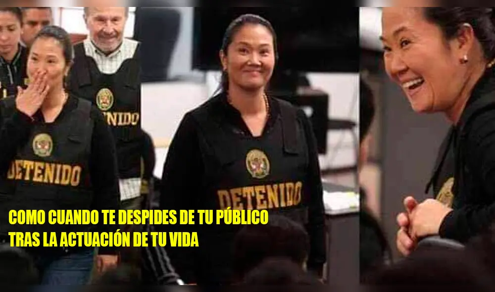 Facebook: Keiko Fujimori sale en libertad y usuarios hacen épicos memes