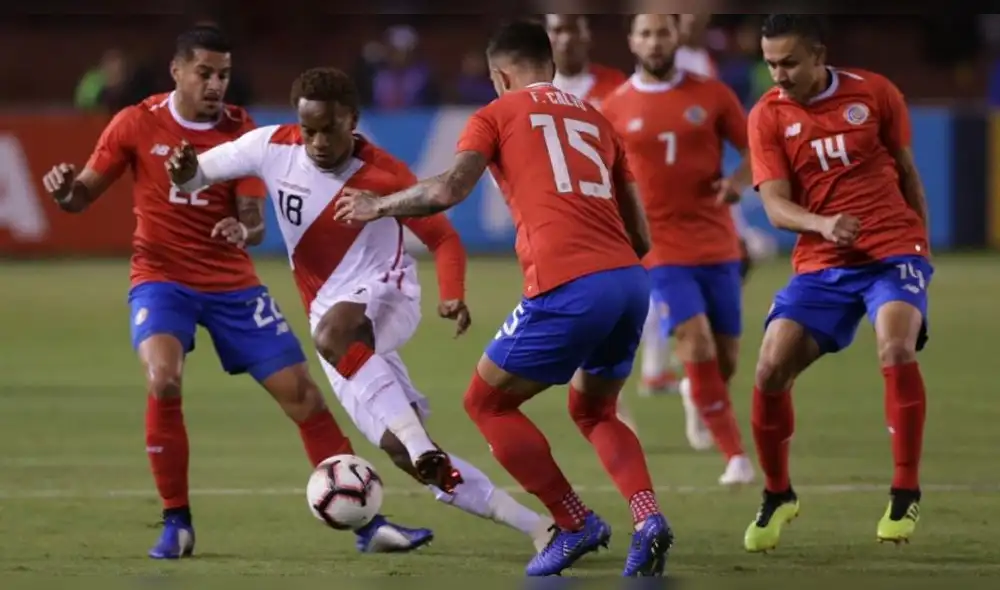 Con polémico arbitraje Perú cayó 3-2 ante Costa Rica en amistoso internacional [RESUMEN]