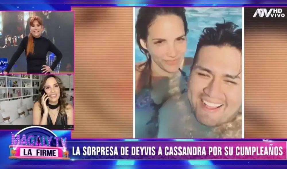 El mencionado tema habla de su actual relación amorosa y de la influencia que ha tenido la hija de Jessica Newton en su vida. (Foto: Captura ATV)