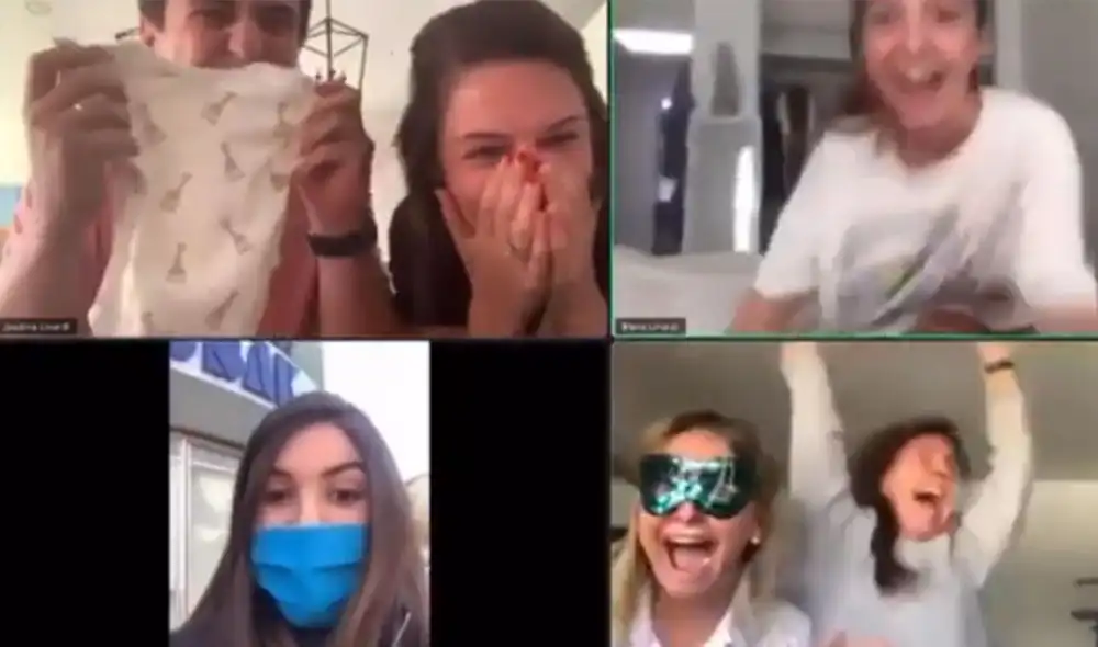 Pese a que permanecen separados a causa del confinamiento, la distancia no fue un obstáculo para compartir uno de los momentos más importantes de esta pareja. Foto: captura de YouTube