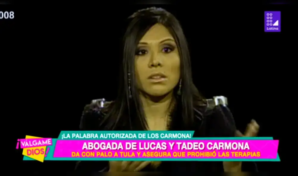 Tula Rodríguez ordena que Javier Carmona no pueda contar con terapeutas