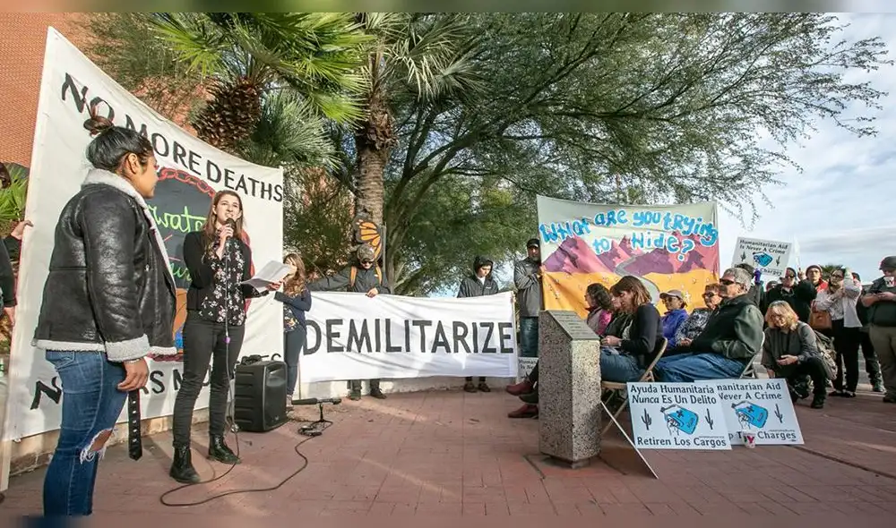 Mujeres sentenciadas por dejar comida a migrantes que intentaron cruzar frontera de EEUU