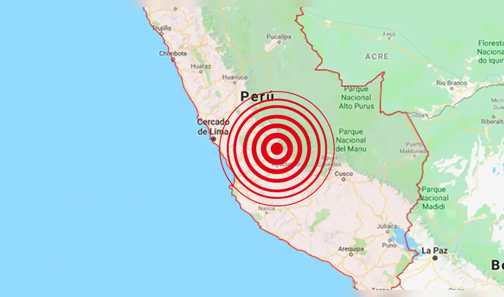 IGP registró sismo de magnitud 4.0 en Huancavelica esta madrugada