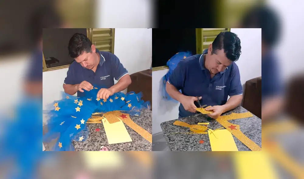 Desliza a la izquierda para ver cómo quedó el disfraz de la pequeña hecho por su padre. (Foto: Facebook) Desliza a la izquierda para ver cómo quedó el disfraz de la pequeña hecho por su padre. (Foto: Facebook)