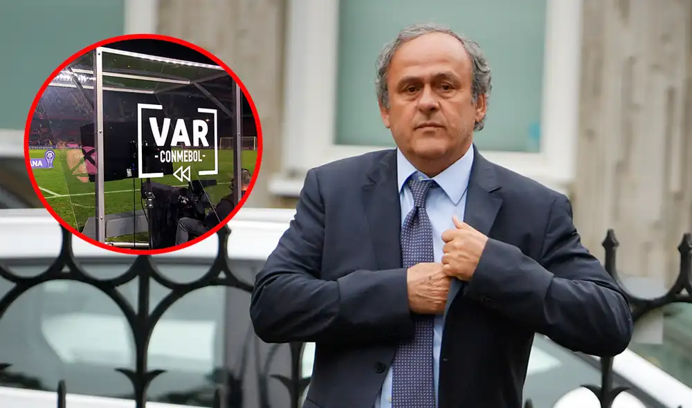 Michel Platini criticó el VAR. (Créditos: AFP)