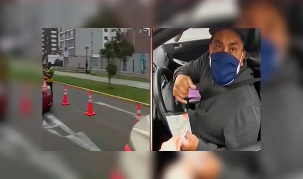 Mafia estaría cobrando cupos a colectivos en la avenida Arequipa. Foto: Captura