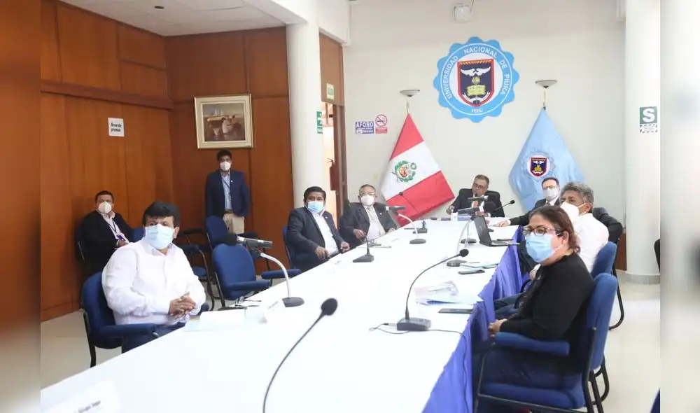 Autoridades piuranas conversaron con autoridades de la SUNEDU (Foto: UNP)