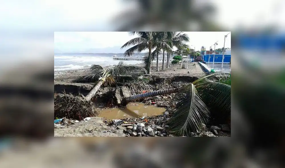 Balneario de Huanchaco amaneció bajo agua y lodo [FOTOS Y VIDEO]