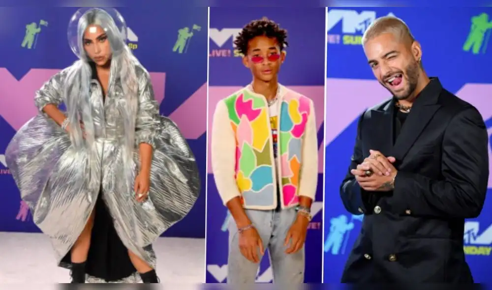 A pesar que este año se respetó el distanciamiento social, los artistas pudieron posar para las cámaras. | Foto: Composición MTV A pesar que este año se respetó el distanciamiento social, los artistas pudieron posar para las cámaras. | Foto: Composición MTV