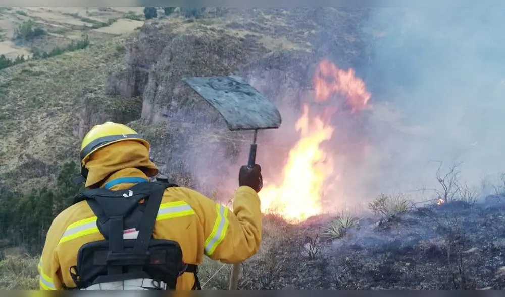 Incendio forestal. Ni un solo caso, hasta el momento, ha llegado a los tribunales de Cusco.