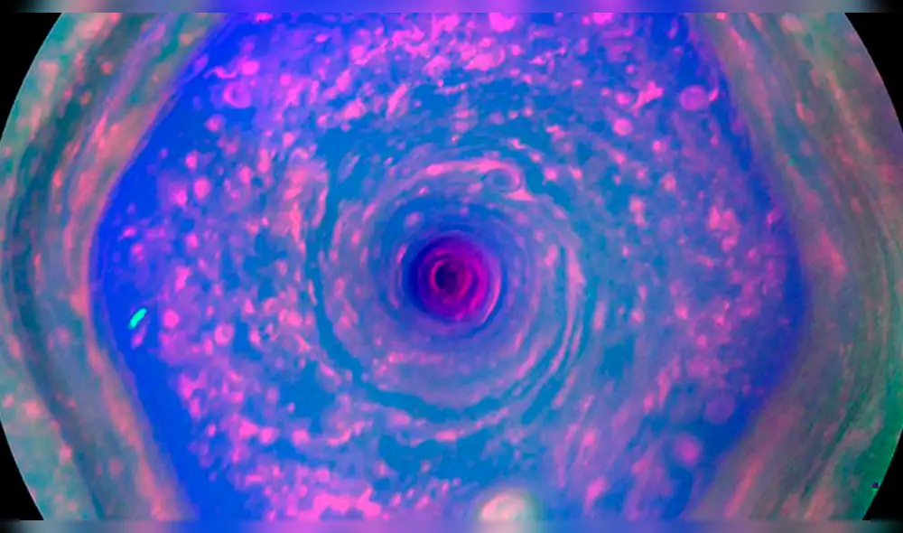 NASA: así es el famoso hexágono de Saturno que sorprende al mundo [VIDEO]