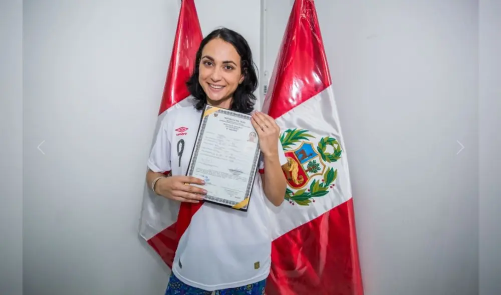 Rusa abraza nacionalidad peruana y dice: “Arriba Paolo”