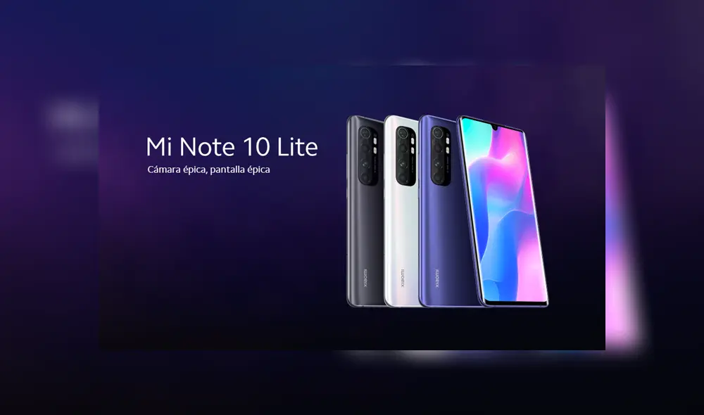 Lanzamiento oficial del nuevo Xiaomi Mi Note 10 Lite. Lanzamiento oficial del nuevo Xiaomi Mi Note 10 Lite.