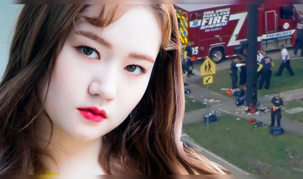 Kyla, ex PRISTIN, avisó a sus 15 mil seguidores en Twitter, de un tiroteo en su escuela.