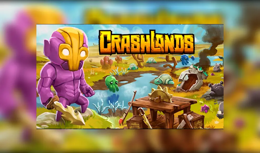 Reclama Crashlands, el videjuego de crafteo que te hará pasar divertidos momentos.