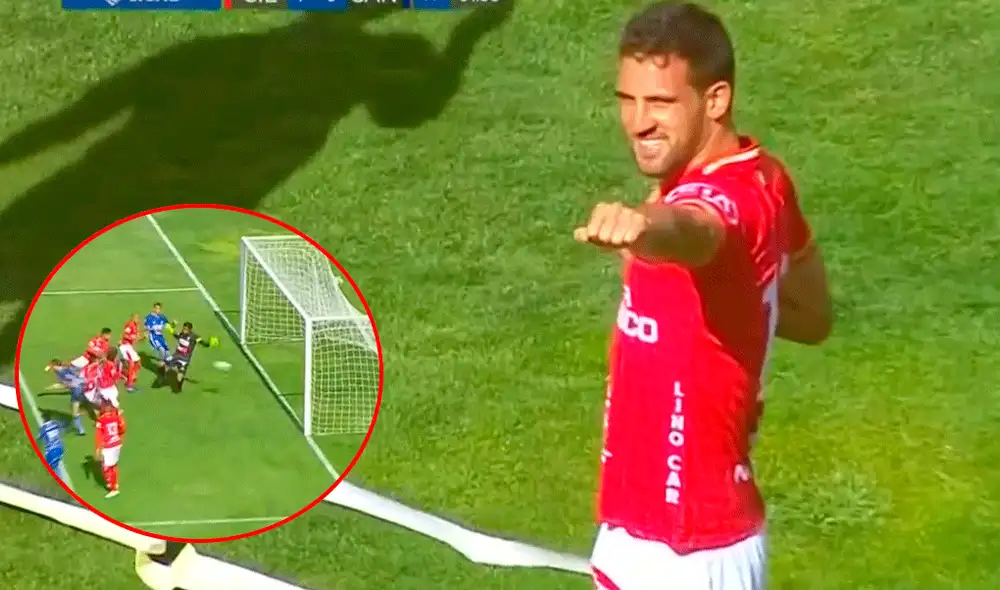 Brian Naranjo marcó el primer gol de Cienciano y sueña con el ascenso a la Liga 1. | Foto: Movistar Deportes