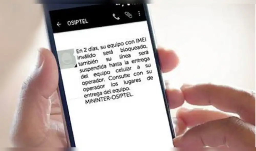 Bloqueo de celulares: Conoce si tu equipo móvil será inhabilitado por Osiptel