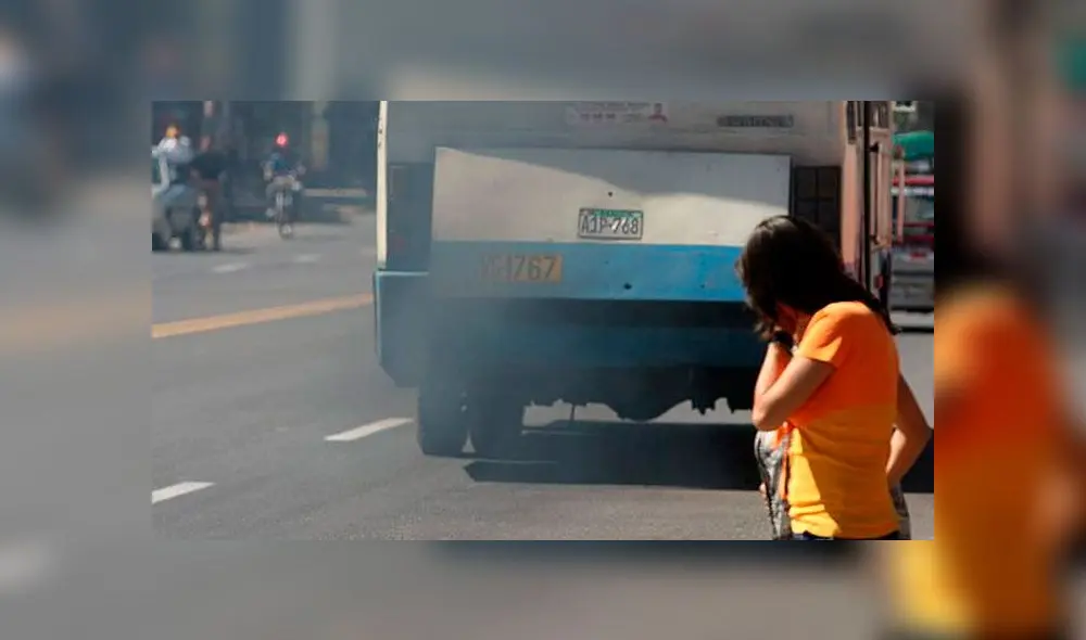 Contaminación en Lima. Foto: USI. Contaminación en Lima. Foto: USI.