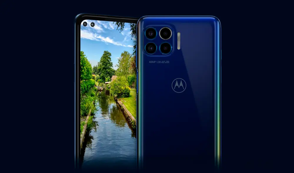 El teléfono contará con doble cámara frontal y cuádruple cámara trasera. | Foto: Motorola