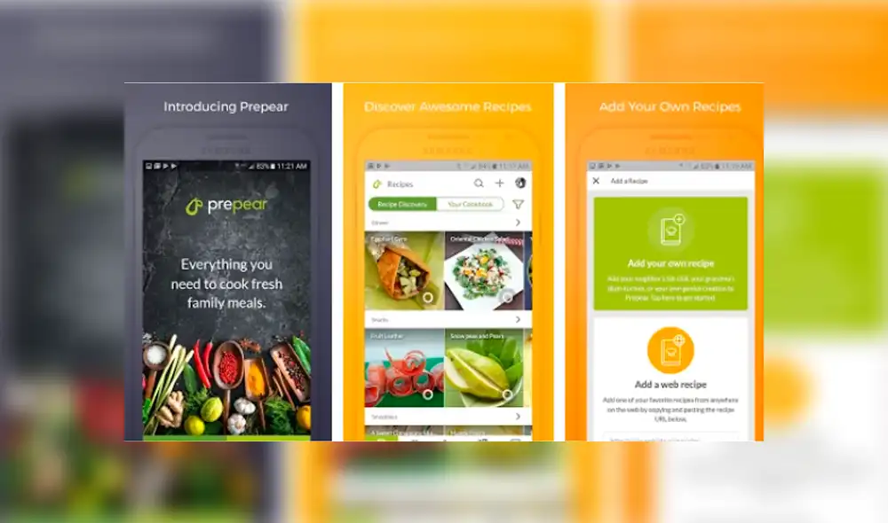 Prepear es un aplicativo de recetas de comida fundado hace cinco años. Foto: Prepear.