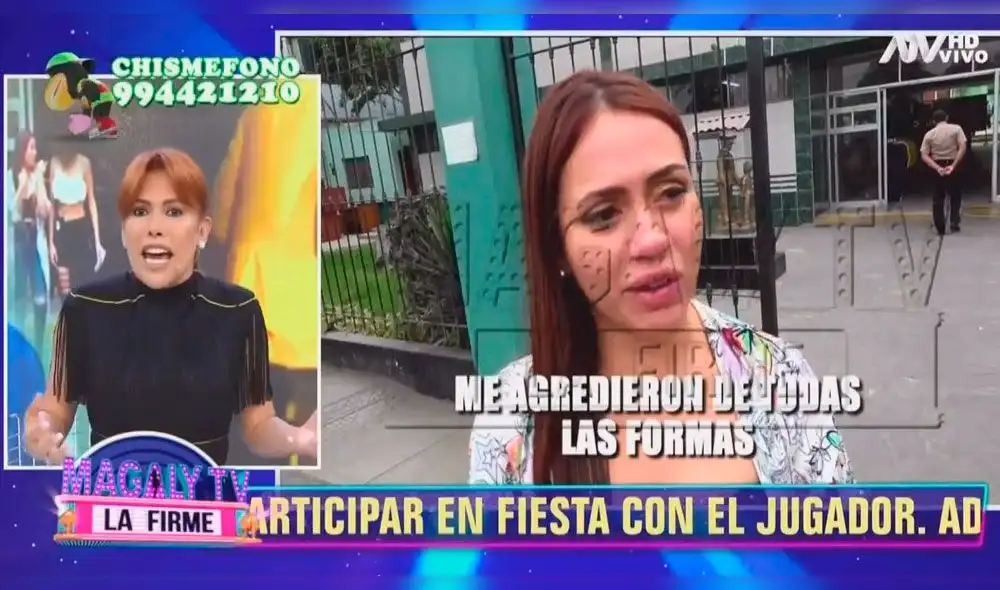 Magaly Medina arremete contra la PNP por rechazar denuncia contra Carlos Zambrano. Magaly Medina arremete contra la PNP por rechazar denuncia contra Carlos Zambrano.