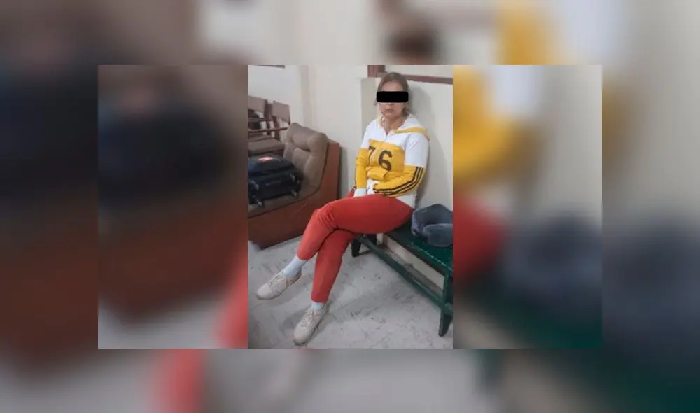 Mujer y objetos intervenidos fueron puestos a disposición de la Policía, con conocimiento del Ministerio Público. (Foto: PNP) Mujer y objetos intervenidos fueron puestos a disposición de la Policía, con conocimiento del Ministerio Público. (Foto: PNP)