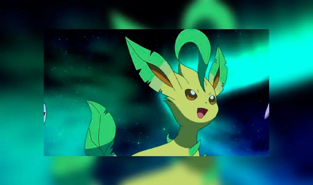 El actual aspecto de Leafeon en el anime y videojuegos de Pokémon