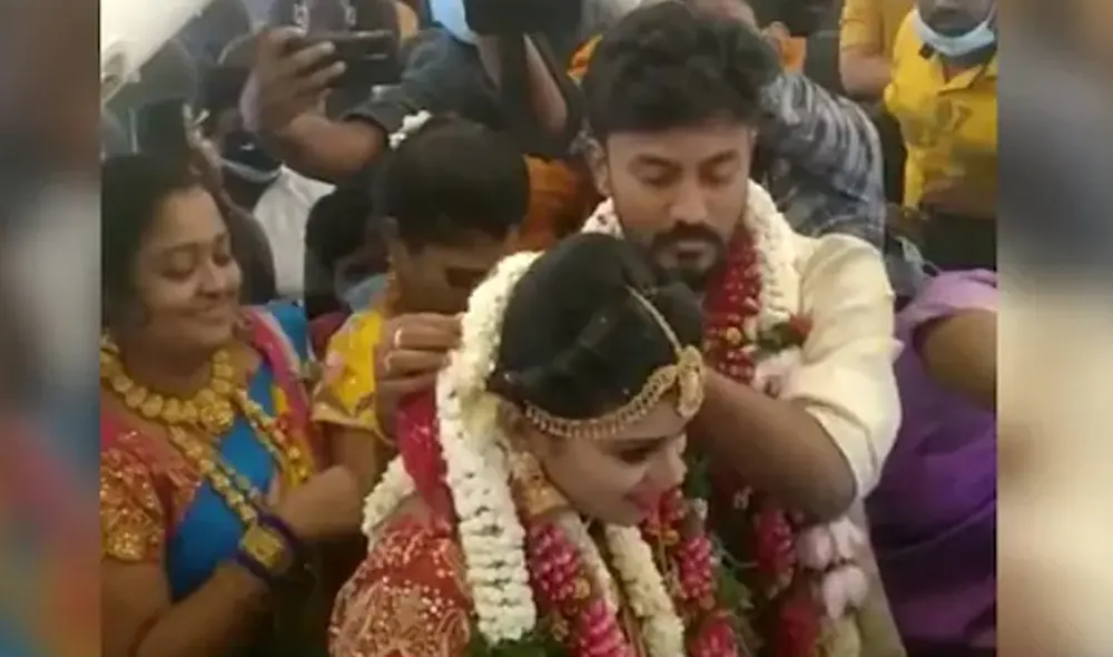 El avión fue contratado. Foto: captura video