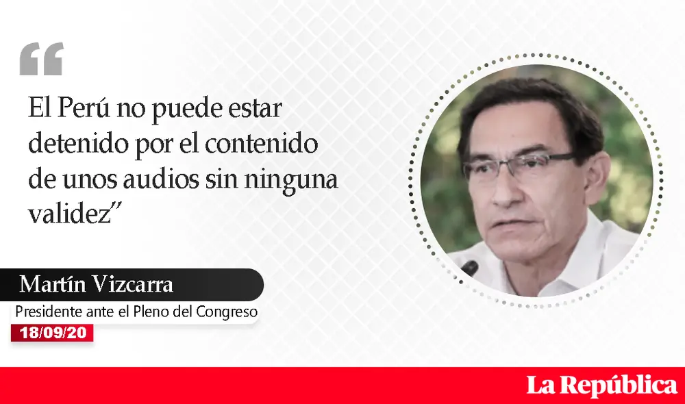 Frases de Martín Vizcarra ante el Congreso. Frases de Martín Vizcarra ante el Congreso.