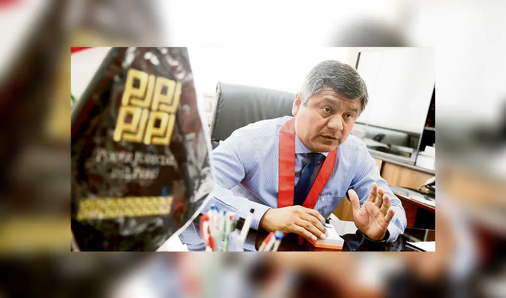 Sin palabra. Robín Barreda, presidente del PJ de Ucayali.