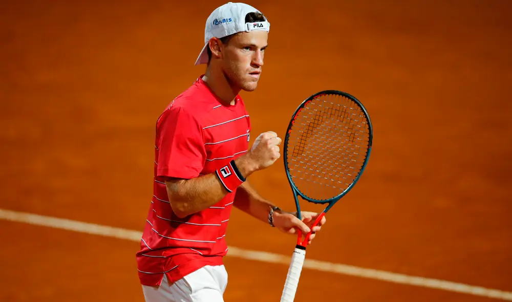 Novak Djokovic y Diego Schwartzman se miden en la final del Abierto de Italia. Foto: @InteBNLdItalia