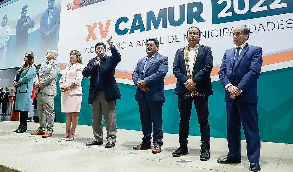 Exhortación. Castillo pidió unidad a los alcaldes electos. Foto: difusión