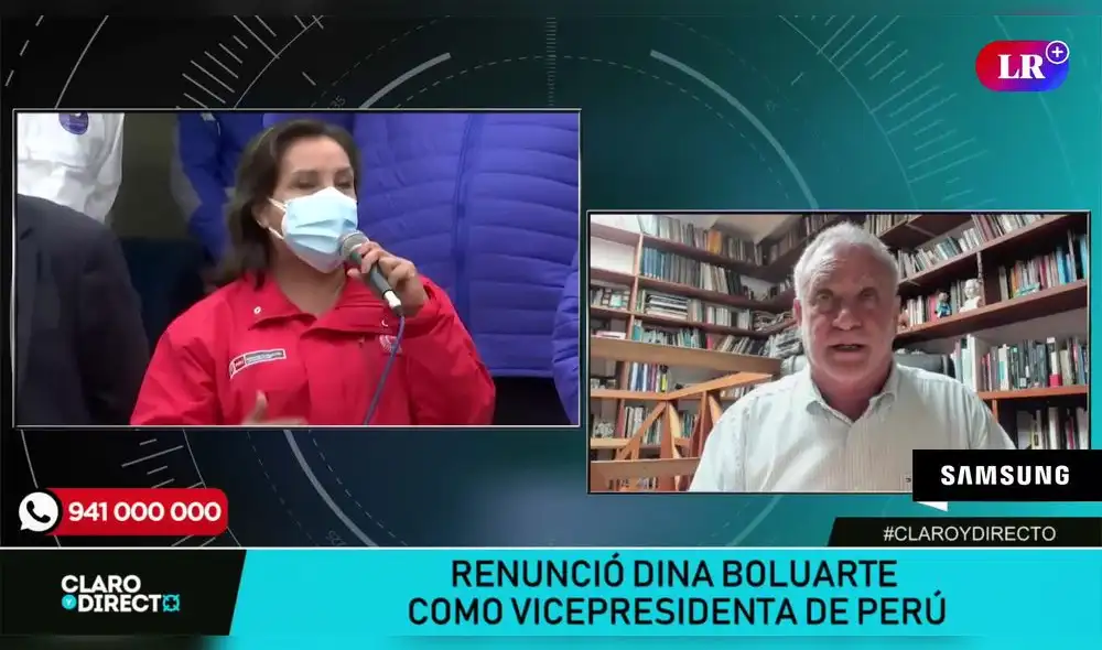 Augusto Álvarez Rodrich en Claro y Directo. Foto: LR+ Augusto Álvarez Rodrich en Claro y Directo. Foto: LR+