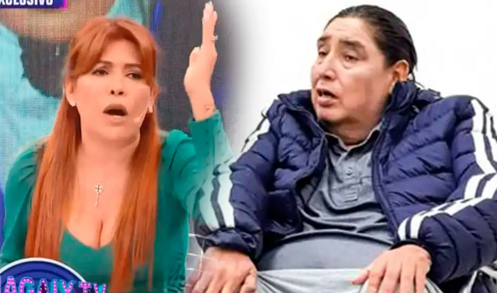 Magaly Medina y Tongo discutieron en pleno programa en vivo en setiembre del 2019. Foto: captura/ATV/difusión