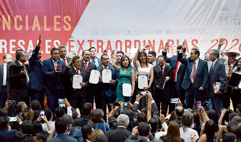 Legado belaundista. Acciopopulistas, primera fuerza del nuevo Congreso, con 25 escaños. Foto: Melissa Merino Legado belaundista. Acciopopulistas, primera fuerza del nuevo Congreso, con 25 escaños. Foto: Melissa Merino