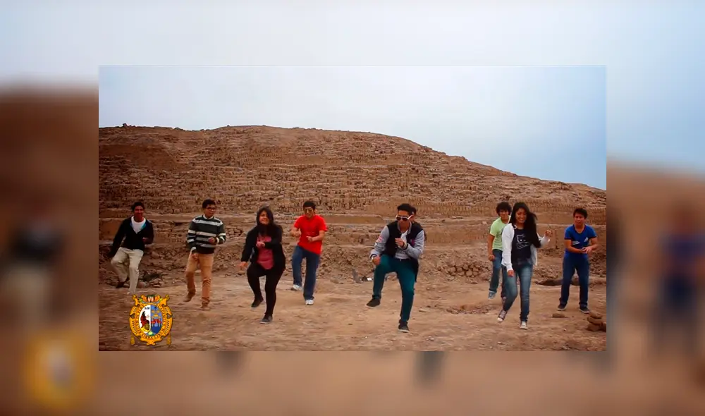 Video es viral en Facebook. Aprovechando el ‘almuerzo especial’, varios alumnos de la UNMSM volvieron tendencia el pegajoso ‘reggaetón del gusano’. Foto: Captura.