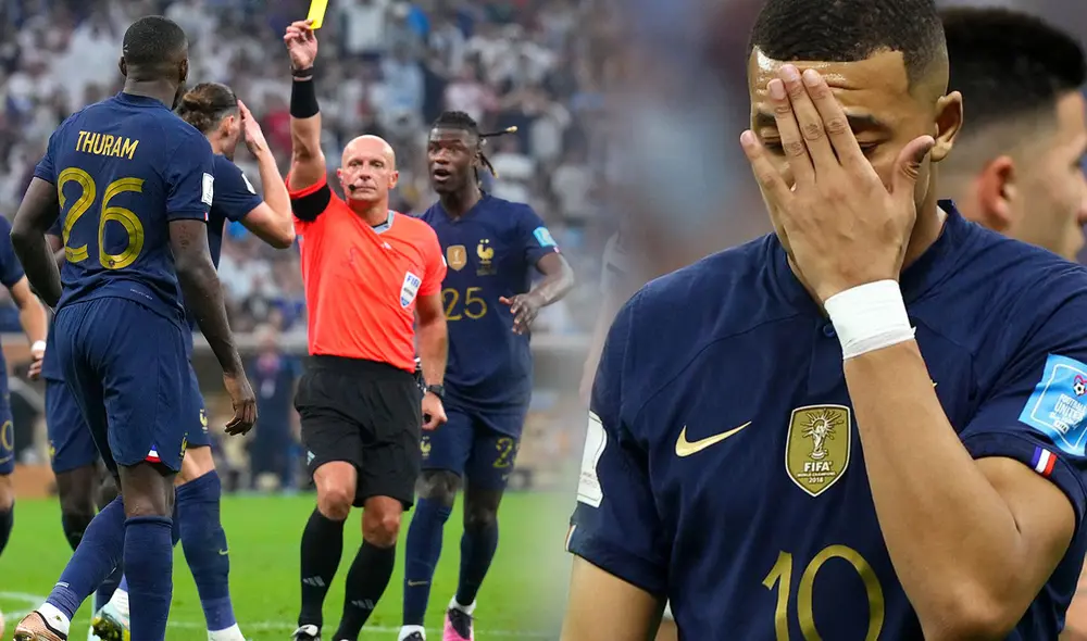 Selección de Francia cuestionó el arbitraje del polaco Szymon Marciniak en la final de Qatar 2022. Foto: composición GLR/AP/Reuters Selección de Francia cuestionó el arbitraje del polaco Szymon Marciniak en la final de Qatar 2022. Foto: composición GLR/AP/Reuters