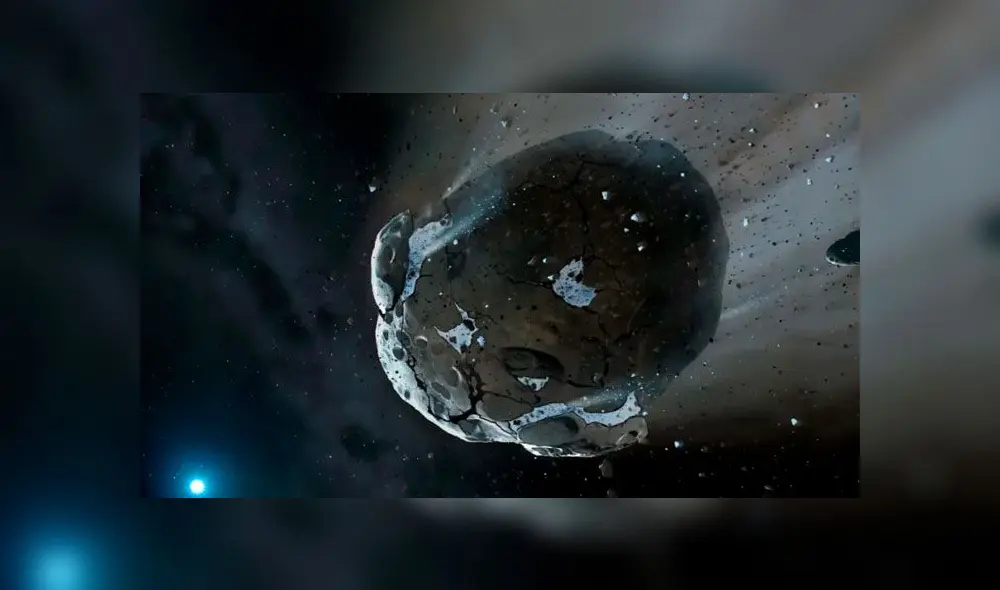 Asteroide Apophis. Imagen: AP.