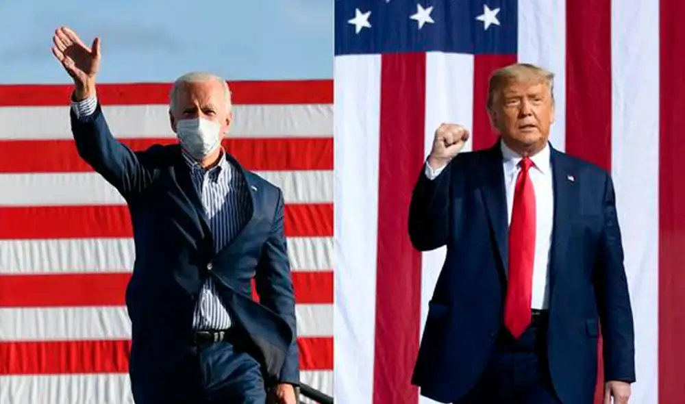 Joe Biden y Donald Trump competirán en las elecciones del 3 de noviembre por la Presidencia de Estados Unidos. Foto: AFP
