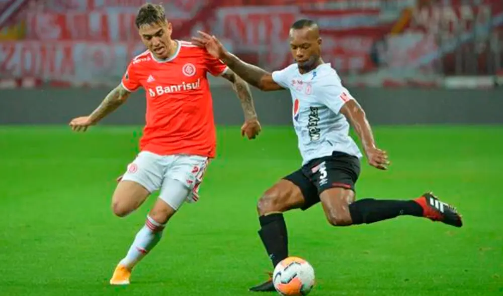 Internacional igualó frente a América de Cali por la Copa Libertadores 2020. (FOTO: EFE).