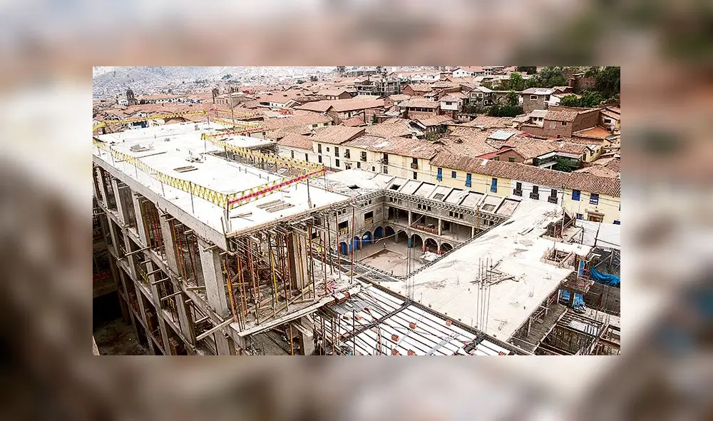 Edificación. Infraestructura hotelera se edificaba en calle céntrica de ciudad de Cusco. Obra está detenida ante procesos. Edificación. Infraestructura hotelera se edificaba en calle céntrica de ciudad de Cusco. Obra está detenida ante procesos.
