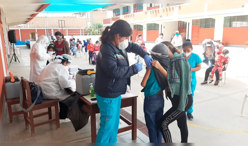 Campaña de vacunación en Pacora Campaña de vacunación en Pacora