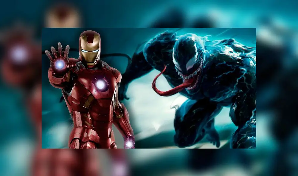 Iron Man tendría una armadura inspirada en el Simbionte Venom. Créditos: Composición